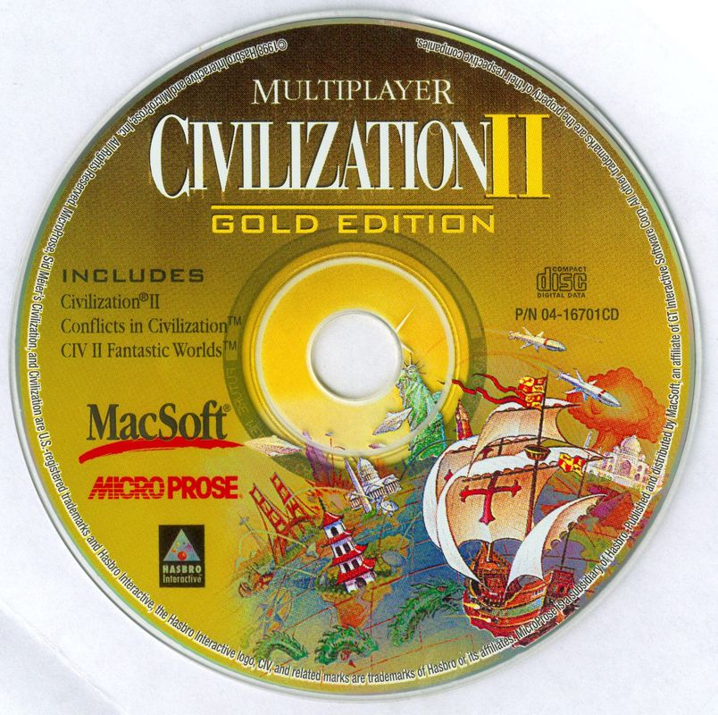 Media for Civilization II: Multiplayer Gold Edition (Macintosh)