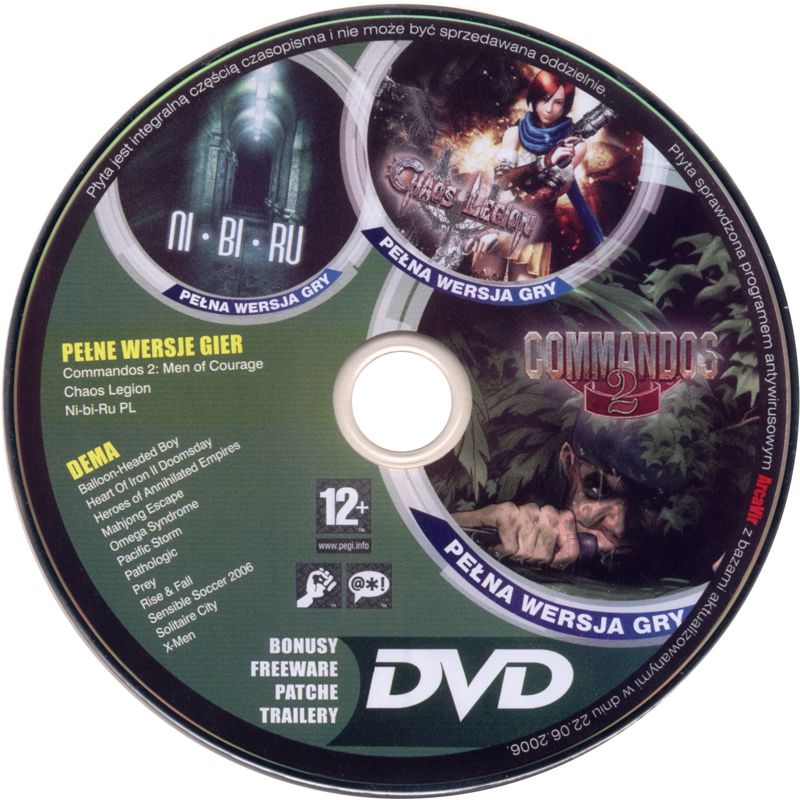 Media for Commandos 2: Men of Courage (Windows) (CD-Action magazine #128 (8/2006) covermount)