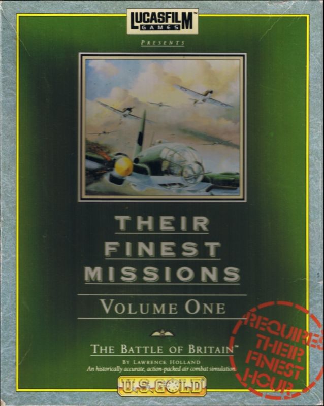 Front Cover for Their Finest Missions: Volume One (Amiga)