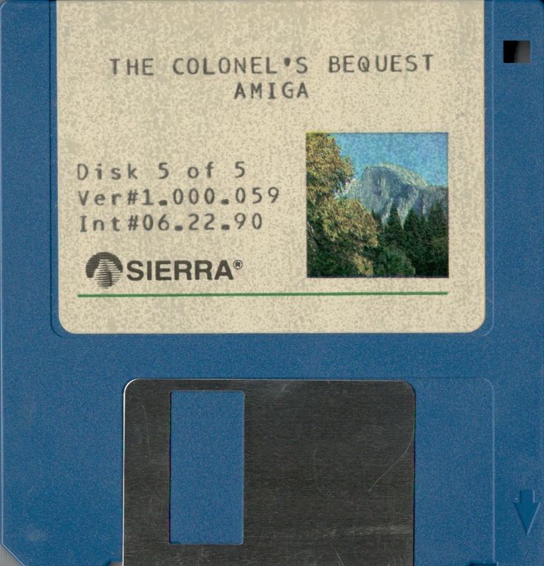 Media for The Colonel's Bequest (Amiga): Disk 5