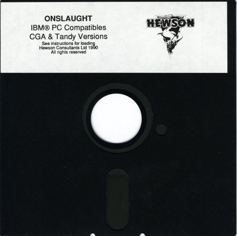 Media for Onslaught (DOS) (5.25" release): Disk 1/2