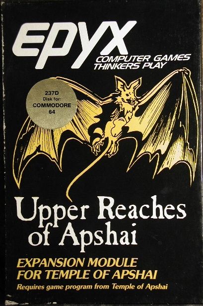 Front Cover for Dunjonquest: Upper Reaches of Apshai (Commodore 64)
