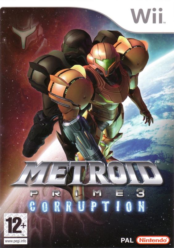 Front Cover for Metroid Prime 3: Corruption (Wii)