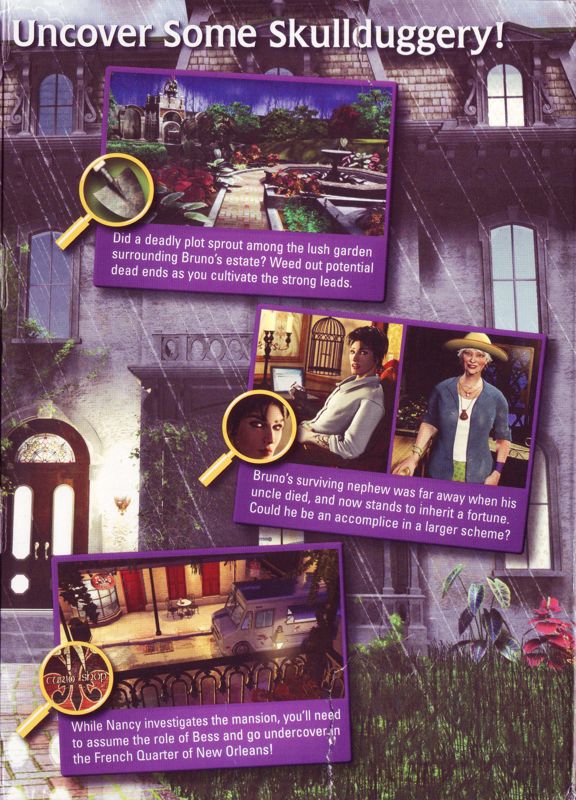 Inside Cover for Nancy Drew: Legend of the Crystal Skull (Windows): Right