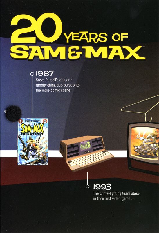 Inside Cover for Sam & Max: Season One (Windows): Flap #1