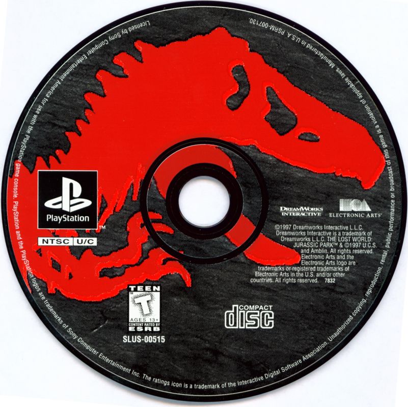 Media for The Lost World: Jurassic Park (PlayStation)