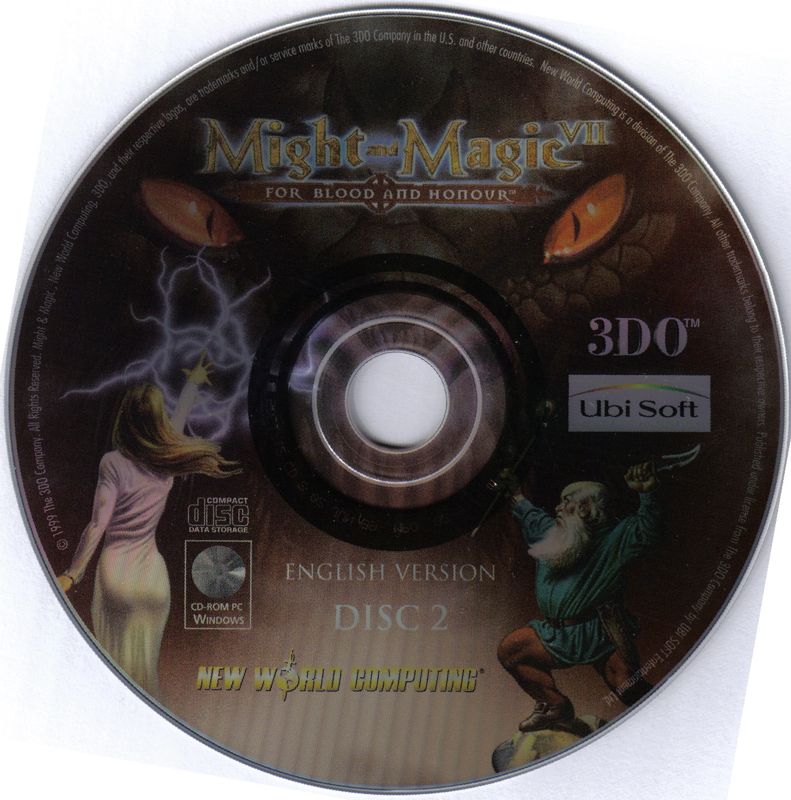 Media for Might and Magic VII: For Blood and Honor (Windows): Disc 2