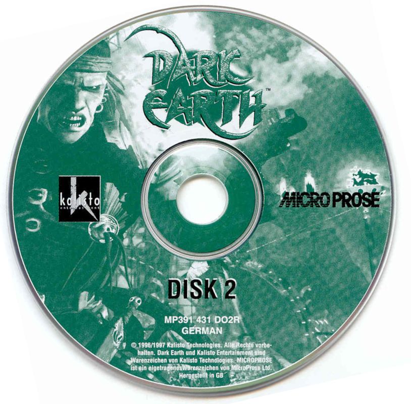 Media for Dark Earth (Windows) (Second release): Disc 2