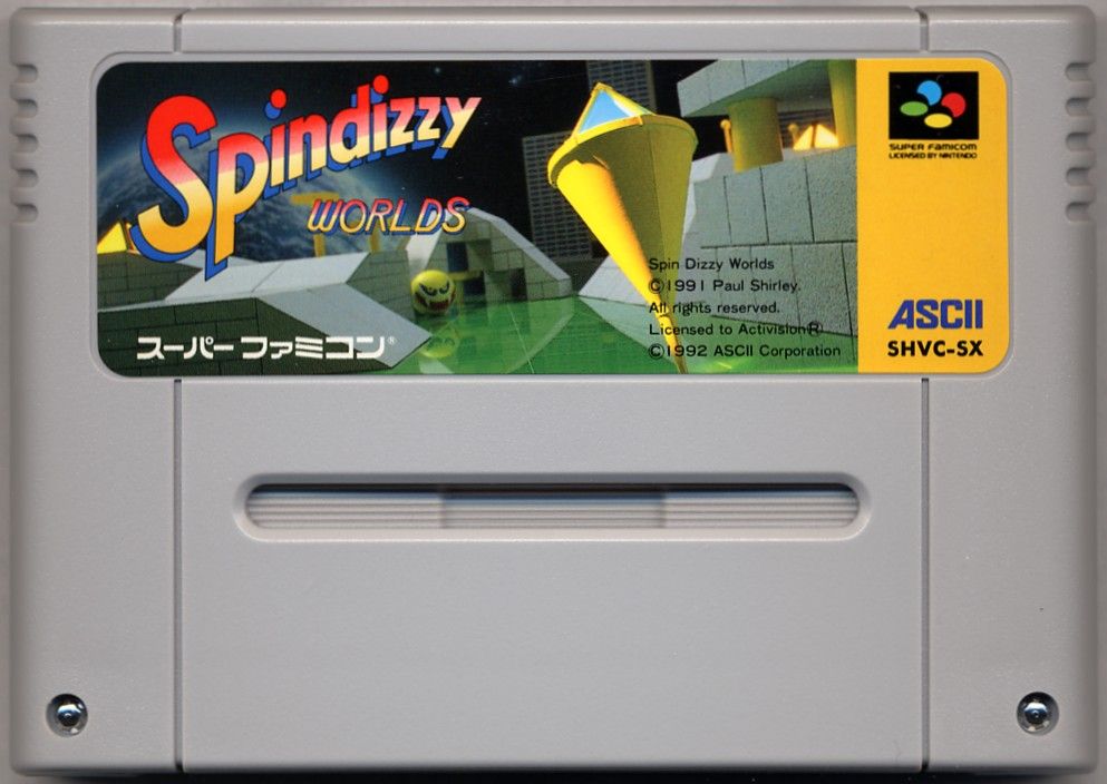 Media for Spindizzy Worlds (SNES)