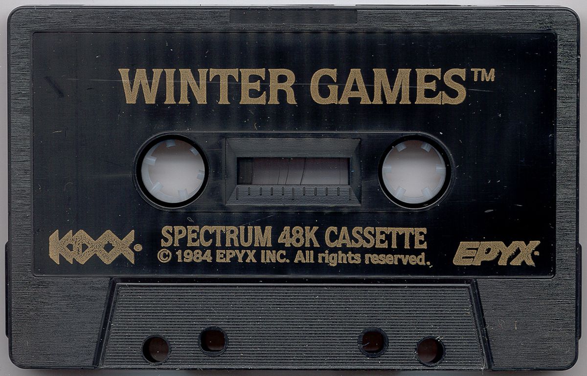 Media for Winter Games (ZX Spectrum) (Kixx budget release)