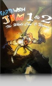 Front Cover for Earthworm Jim 1 & 2: The Whole Can 'O Worms (Macintosh and Windows) (GOG.com release)