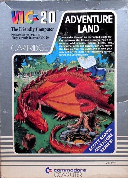 Front Cover for Adventureland (VIC-20)