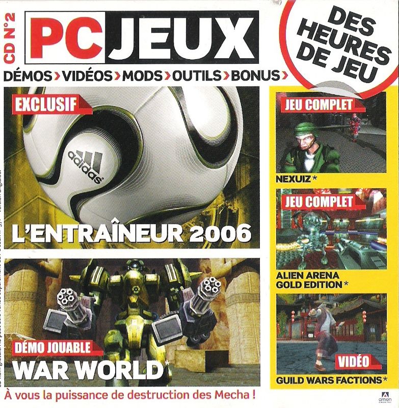 Front Cover for Nexuiz (Windows) (PC Jeux n°97 covermount - 04/2006)
