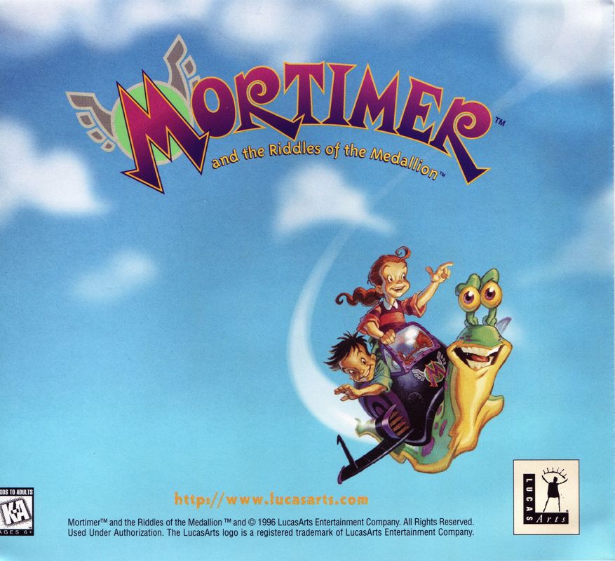 Other for Mortimer and the Riddles of the Medallion (Windows): Jewel Case - Back