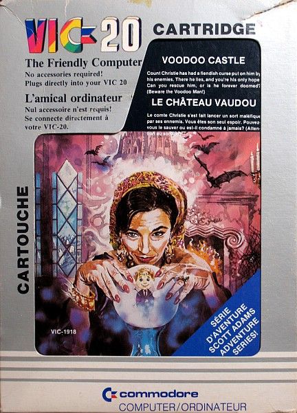 Front Cover for Voodoo Castle (VIC-20) (Bilingual packaging)