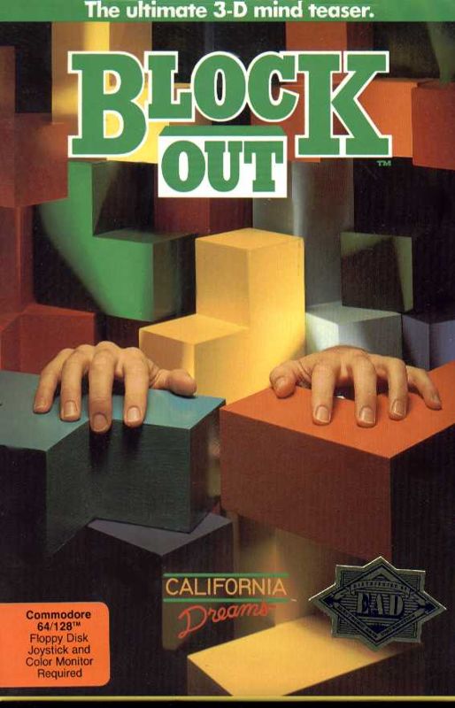 Front Cover for Blockout (Commodore 64)