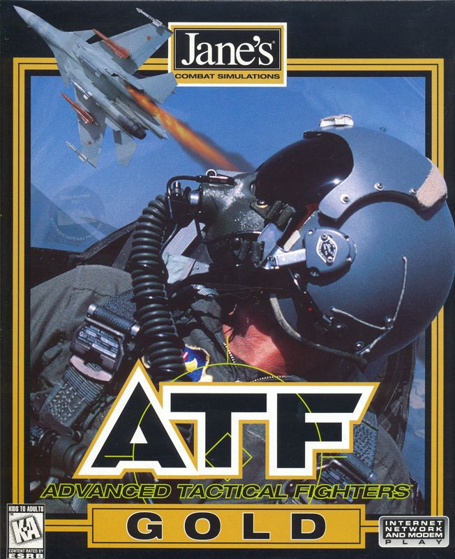 Front Cover for Jane's Combat Simulations: ATF - Advanced Tactical Fighters - Gold (Windows)