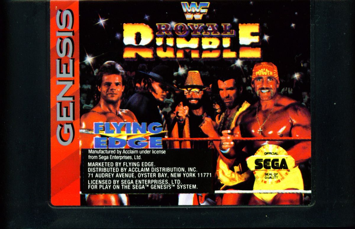 Media for WWF Royal Rumble (Genesis)