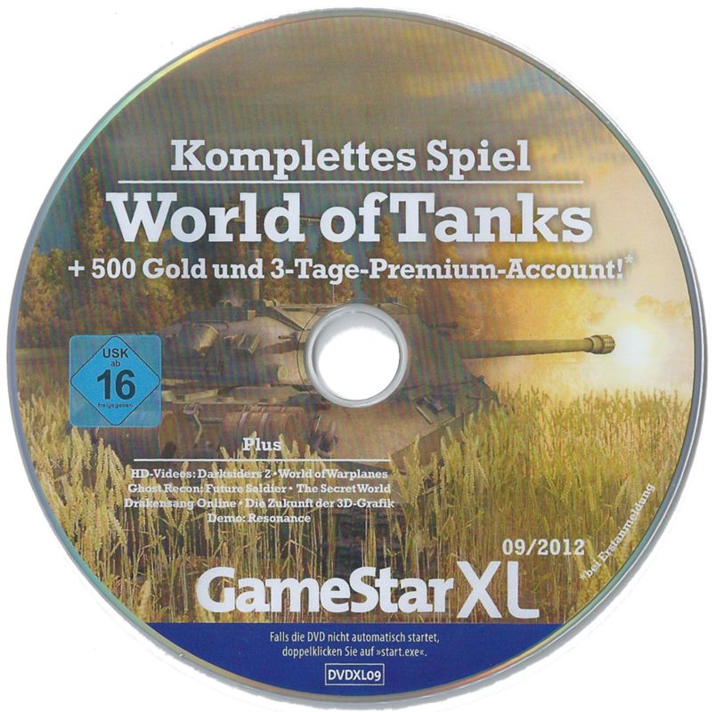 Media for World of Tanks (Windows) (GameStar XL 09/2012 covermount)