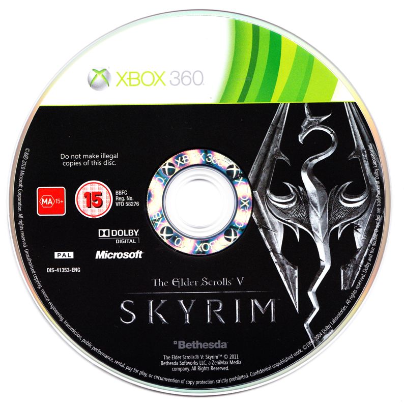 Media for The Elder Scrolls V: Skyrim (Xbox 360)