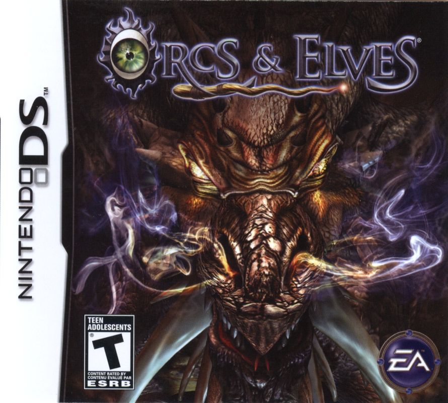 Front Cover for Orcs & Elves (Nintendo DS)