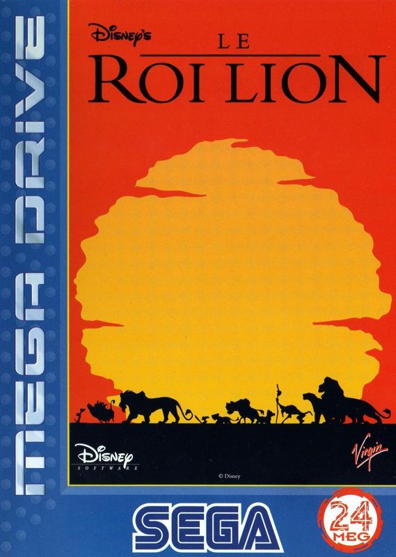 Front Cover for The Lion King (Genesis)
