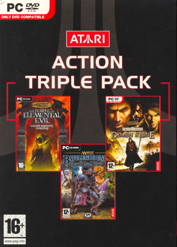 Front Cover for Atari Action Triple Pack (Windows)