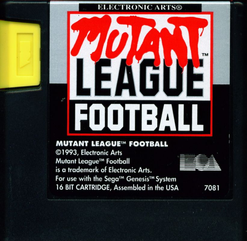 Media for Mutant League Football (Genesis)