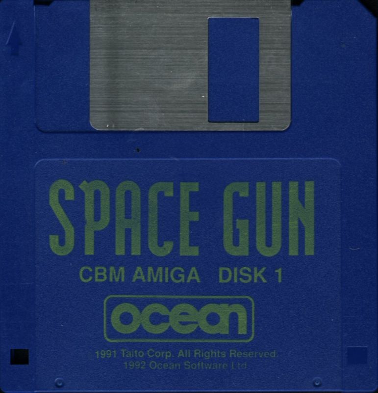 Media for Space Gun (Amiga)