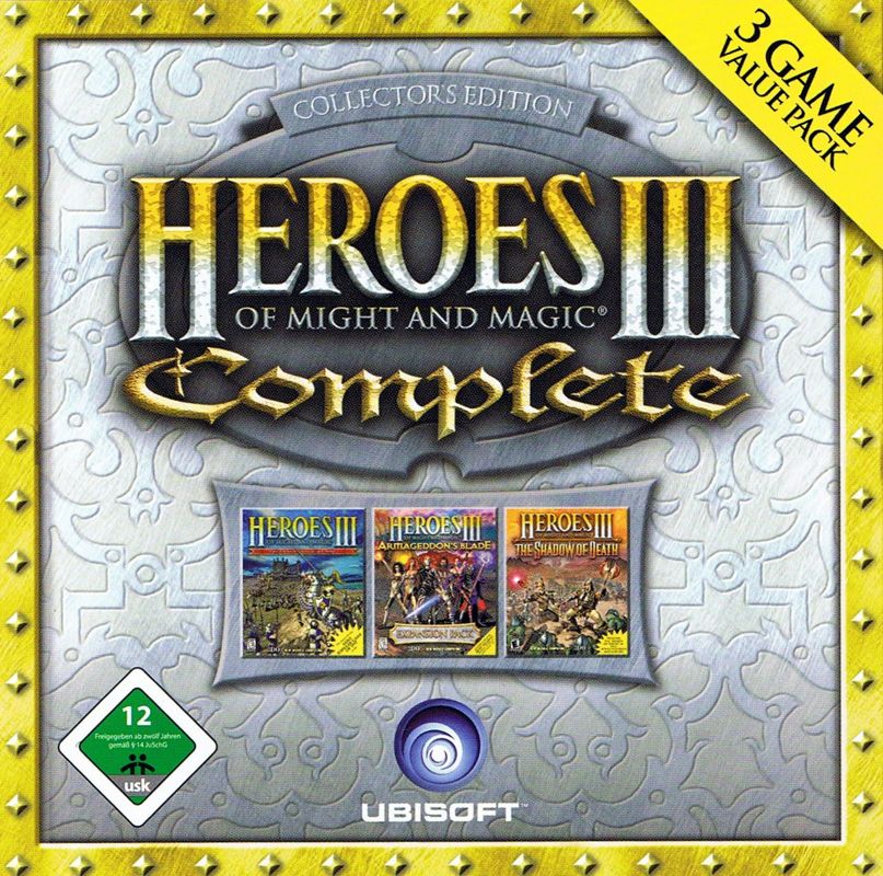 Front Cover for Heroes of Might and Magic III: Complete - Collector's Edition (Windows) (Software Pyramide release)
