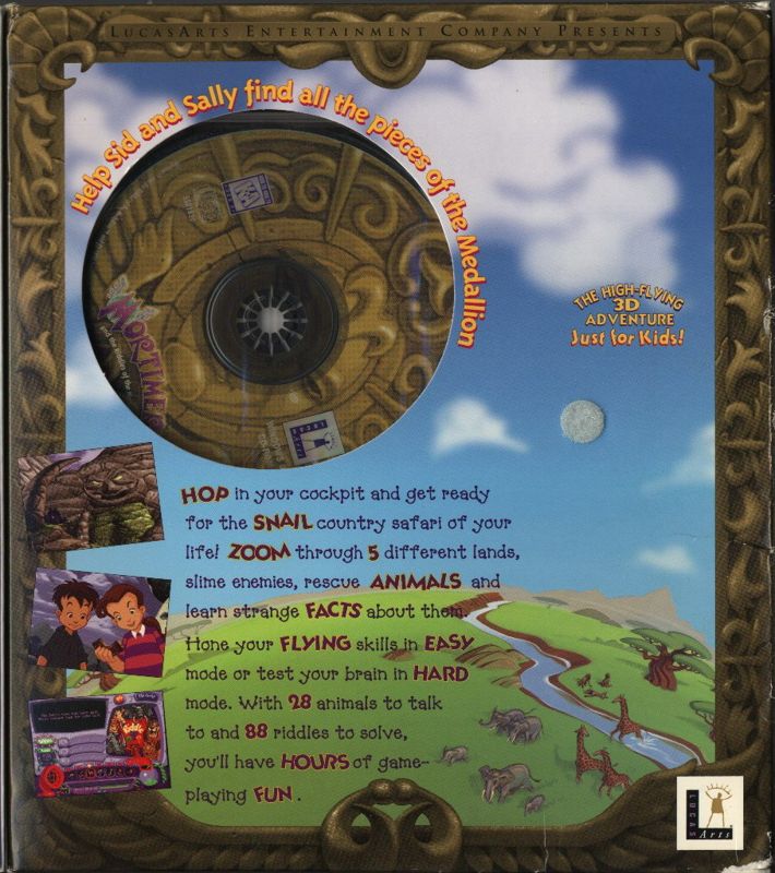 Inside Cover for Mortimer and the Riddles of the Medallion (Windows): Right