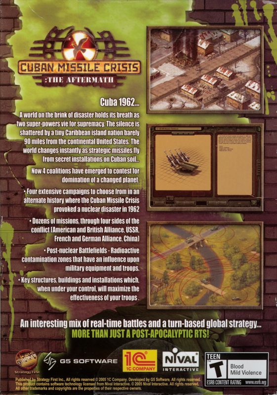 Back Cover for Cuban Missile Crisis: The Aftermath (Windows)