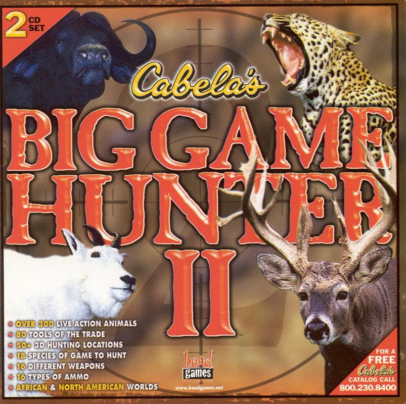 Front Cover for Cabela's Big Game Hunter II (Windows)