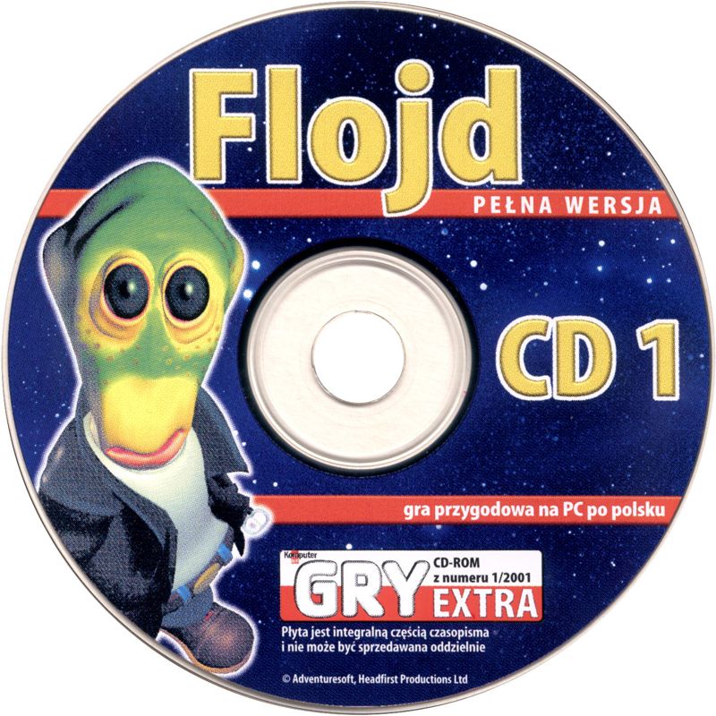Media for The Feeble Files (Windows) (Komputer Świat GRY Extra # 1/2001 covermount): Disc 1/2