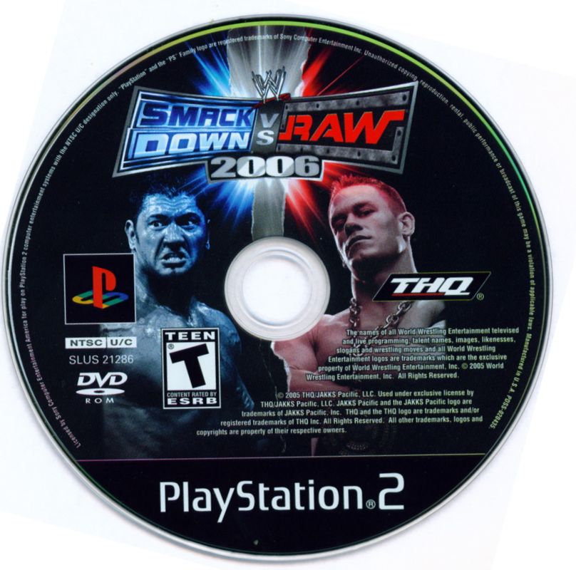 Media for WWE Smackdown vs. Raw 2006 (PlayStation 2)