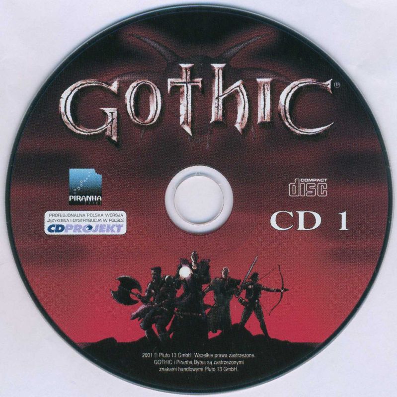 Media for Gothic (Windows) (re-release): Disc 1/2