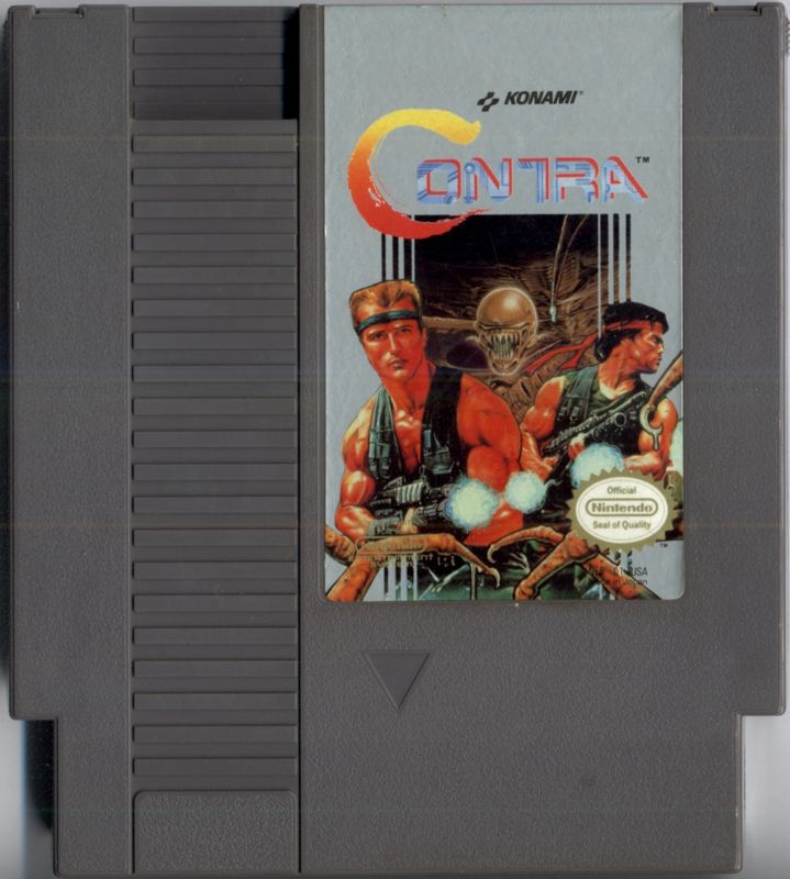 Media for Contra (NES) (Alternate label)