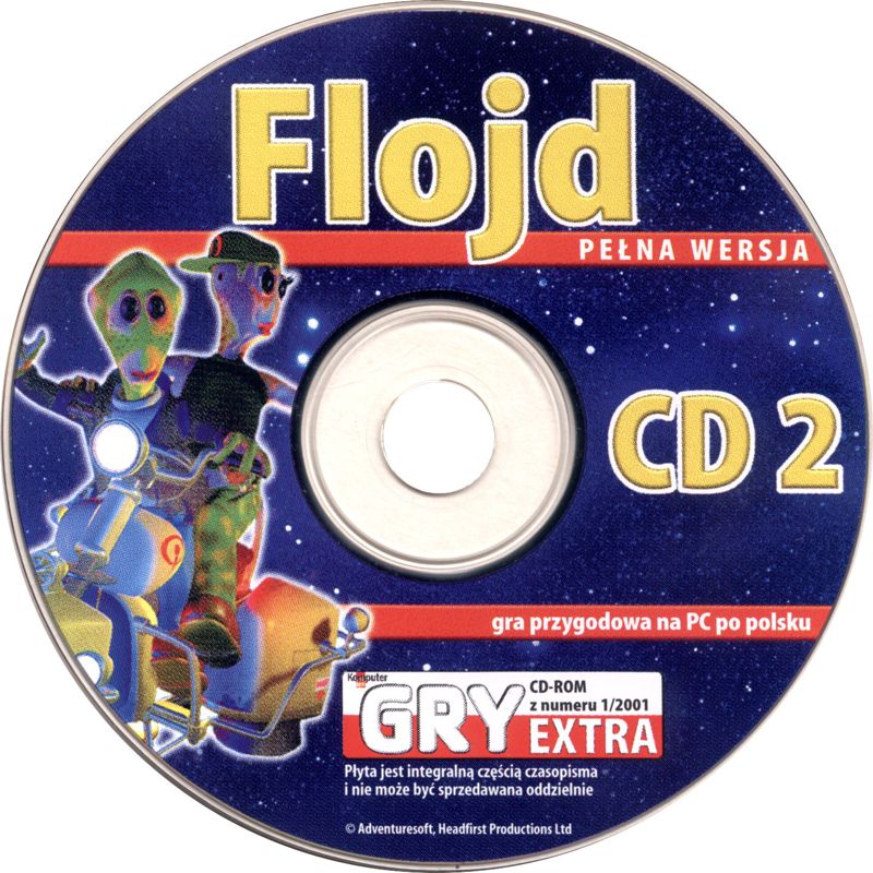 Media for The Feeble Files (Windows) (Komputer Świat GRY Extra # 1/2001 covermount): Disc 2/2