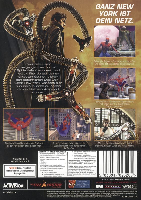 Spider-Man: Web of Shadows cover or packaging material - MobyGames