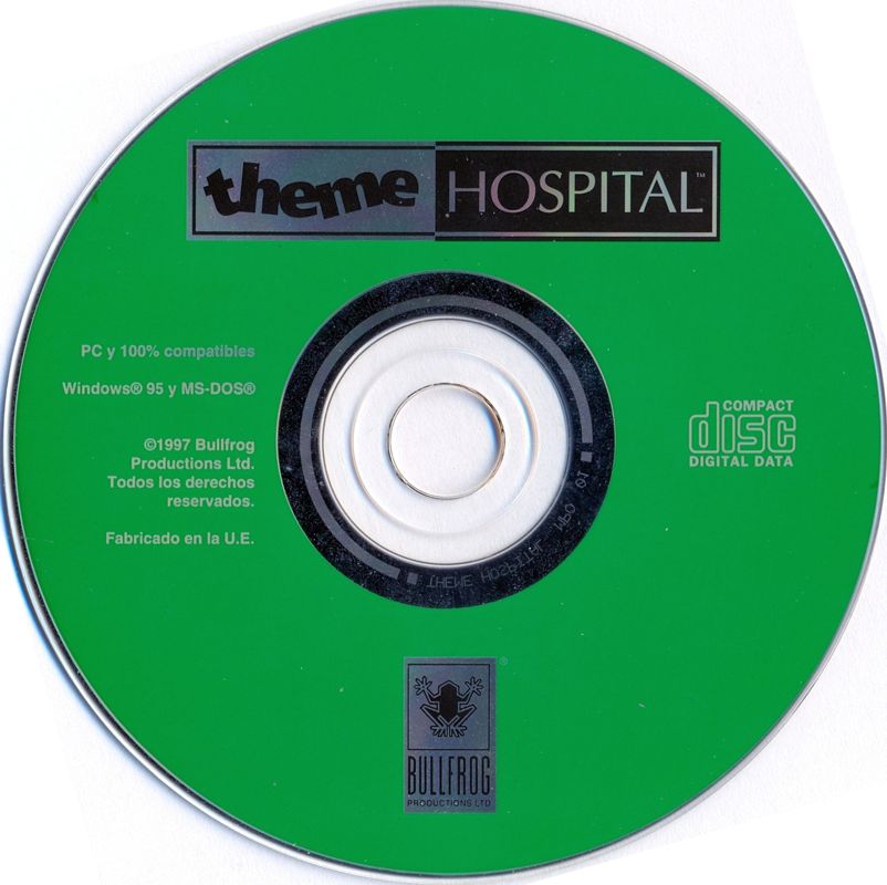Media for Theme Hospital (DOS and Windows)