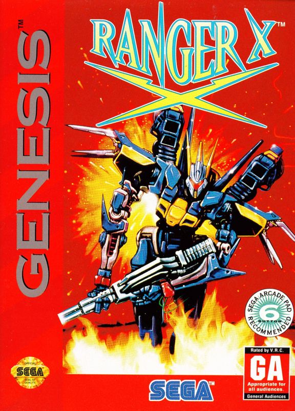 Front Cover for Ranger X (Genesis)