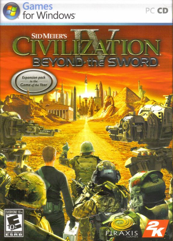 Front Cover for Sid Meier's Civilization IV: Beyond the Sword (Windows)