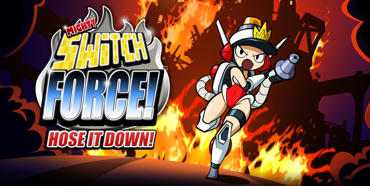 Front Cover for Mighty Switch Force!: Hose It Down! (Windows and iPad and iPhone) (WayForward site)