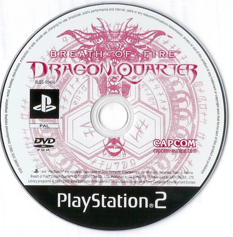 Media for Breath of Fire: Dragon Quarter (PlayStation 2)
