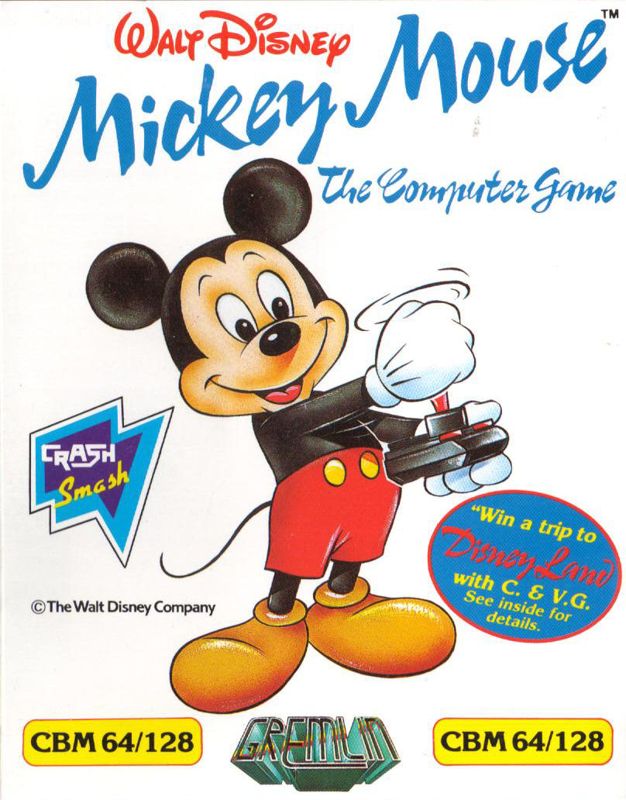 Front Cover for Mickey Mouse: The Computer Game (Commodore 64)