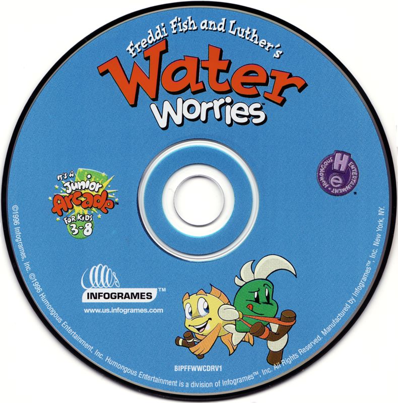 Media for Freddi Fish and Luther's Water Worries (Macintosh and Windows and Windows 3.x) (Infogrames re-release)