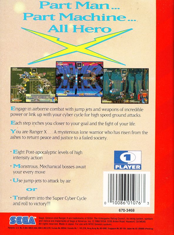 Ranger X cover or packaging material MobyGames