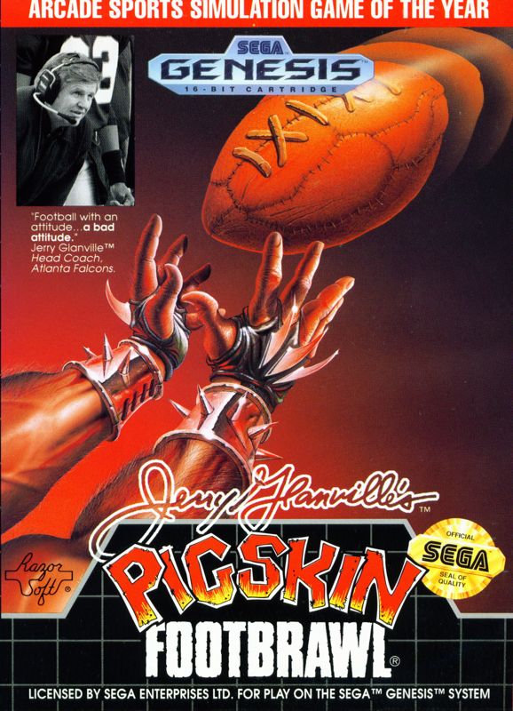 Front Cover for Pigskin 621 AD (Genesis)