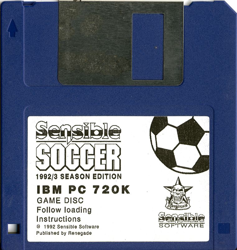 Media for Sensible Soccer: European Champions - 92/93 Edition (DOS)