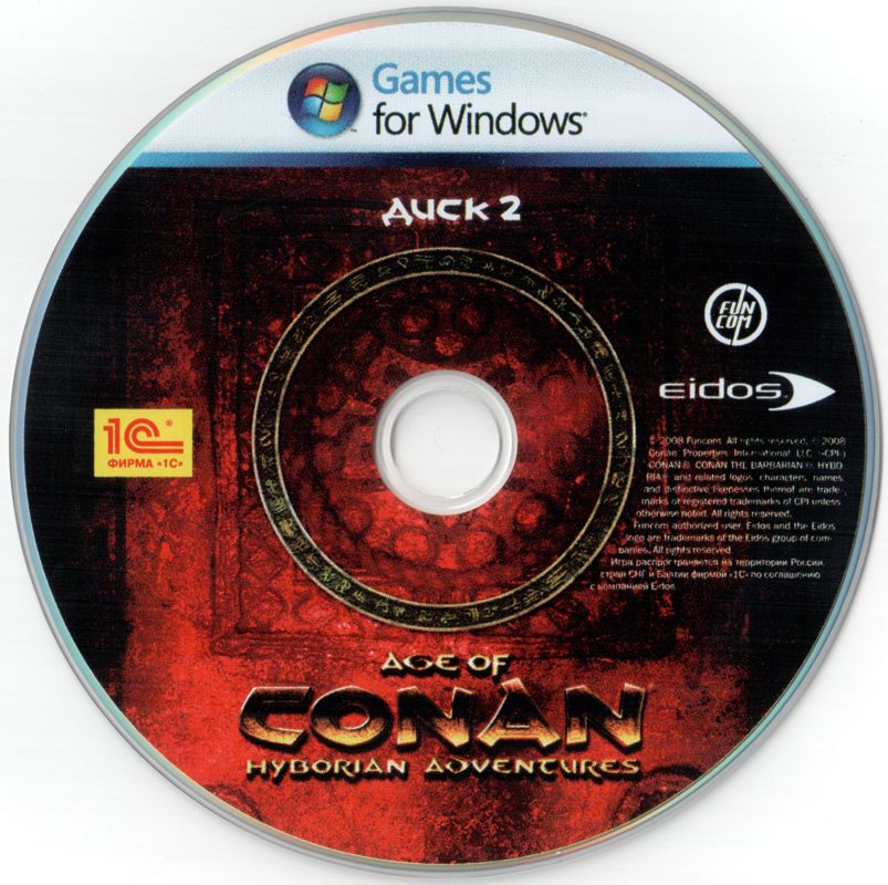 Media for Age of Conan: Hyborian Adventures (Windows) (English version): Disc 2/2